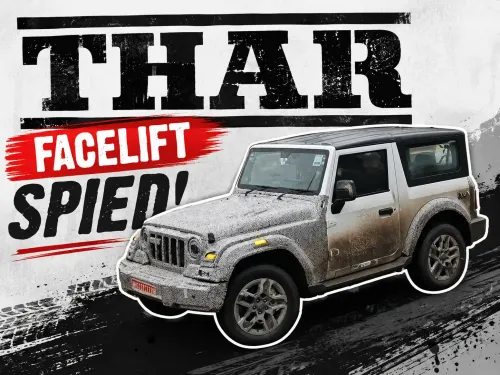 Mahindra Thar 3-Door Facelift Spied: Everything Changing in 2026